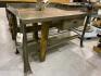 Lot Industrial Work Table with Vise