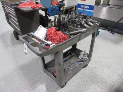 Chuck Tool Holder Cart, w/- Tools