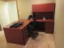 Office L-Desk, w/- Hutch & Chair - 2