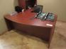 Office L-Desk, w/- Hutch & Chair - 3