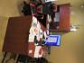 Office L-Desk, w/- Hutch & Chair - 3