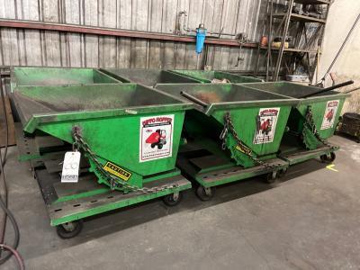 Lot (6) Self Dumping Hoppers