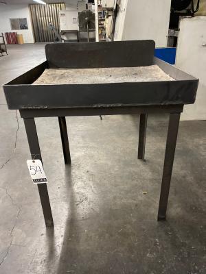 Industrial Steel Work Table