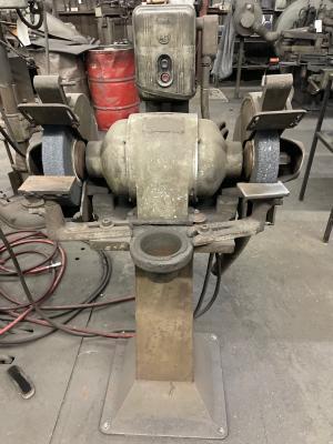 Dual Bench Grinder with Stand