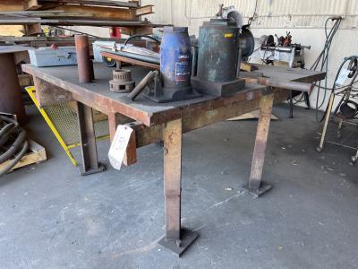 Industrial Steel Work Table