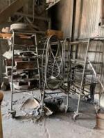 Lot (3) Industrial Rolling Shelves