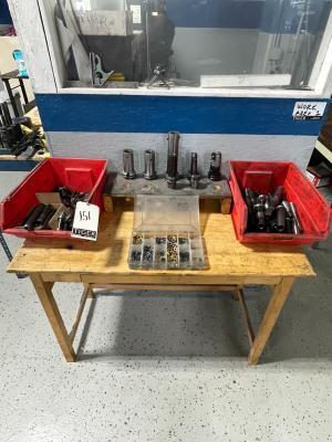 Table with Cat 40 Interlock Tooling