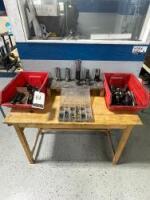 Table with Cat 40 Interlock Tooling