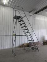 Rolling Warehouse Ladder