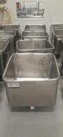 Koch Stainless Steel Tote Bins