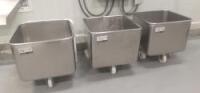 Koch Stainless Steel Tote Bins