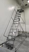Uline 13-Step Rolling Ladder