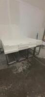 Stainless Steel Framed Carts & Poly Tops