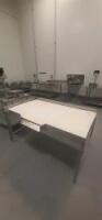 Stainless Steel Chute & Receiving Table