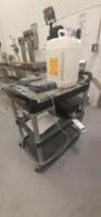 Rubbermaid 3 Tier Cart w/ Contents
