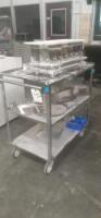 Stainless Steel Cart w/ Contents