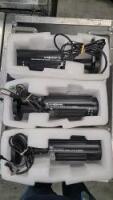 Lot (3) EyeSonic CCTV Cameras