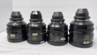 Cooke S4/i Lens Set of 4