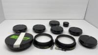 Lot (10) Assorted Lens Adapters