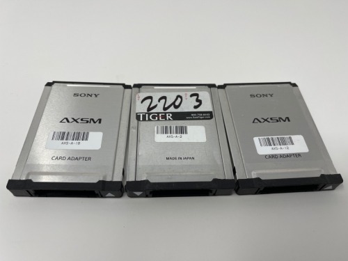 Sony AXS-A AXSM Card Adapters