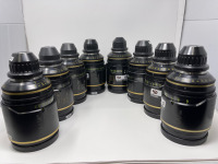 Set of (8) Cooke T1.4 S5/i Prime Lenses