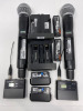 Lot Shure AXT400 Axient Dual Channel Receiver & Shure Wireless Mics - 6