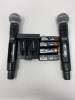 Lot Shure AXT400 Axient Dual Channel Receiver & Shure Wireless Mics - 6