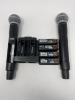 Lot Shure AXT400 Axient Dual Channel Receiver & Shure Wireless Mics - 6