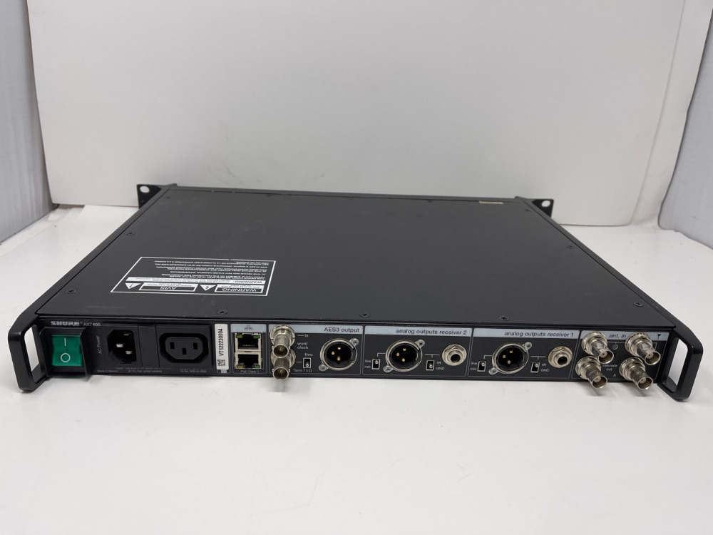 Lot Shure AXT400 Axient Dual Channel Receiver & Shure Wireless Mics