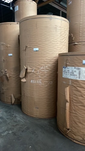 Paper Rolls, Qty 4, Approx. 9.62 Metric Tons