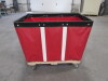 Uline Vinyl Basket Trucks-Red - 4