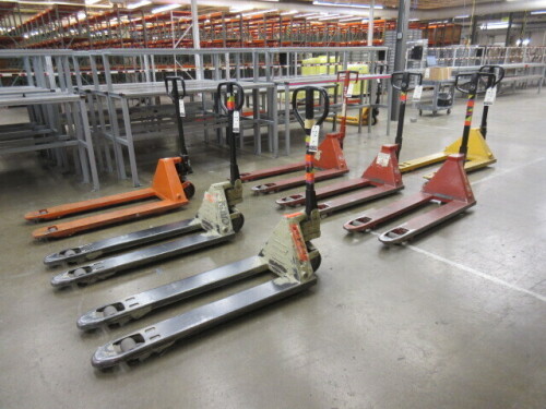 Lot (7) Assorted Pallet Jacks