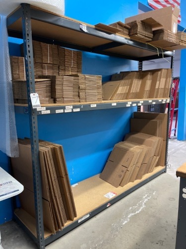 Lot Industrial Shelving w/ Contents
