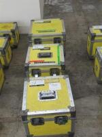 (3) Large Clairmont Iconic Yellow Cases