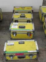 (4) Large Clairmont Iconic Yellow Cases