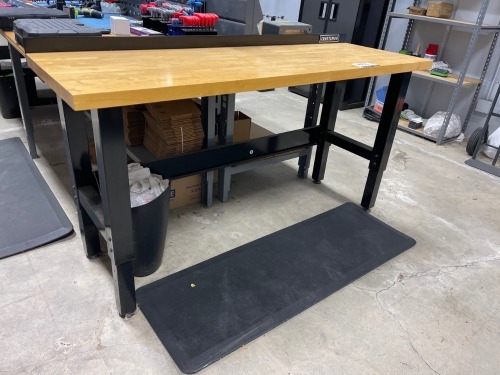 Lot (5) Industrial Work Tables