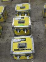 (3) Medium Clairmont Iconic Yellow Cases