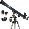 Celestron AstroMaster 70EQ Refractor Telescope **Note: Stock Photos Used**