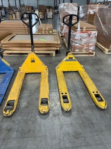 Lot (2) Hydraulic Pallet Jacks