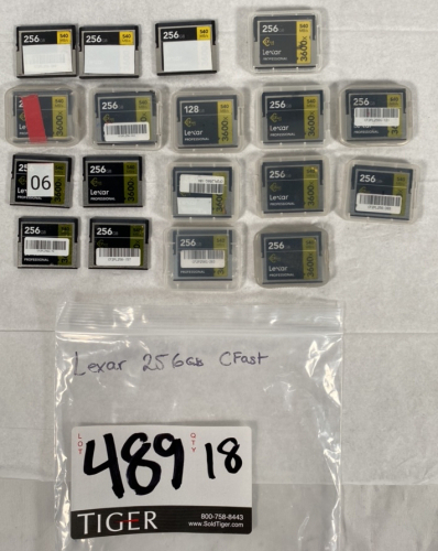 Lexar 256GB Memory Cards