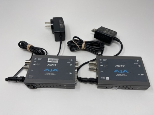 AJA HDP2 HDSDI to DVI-D AUDIO Converters