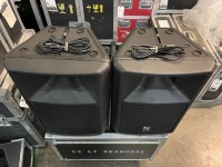 EV SXA100 12" XLR3 Powered Speakers