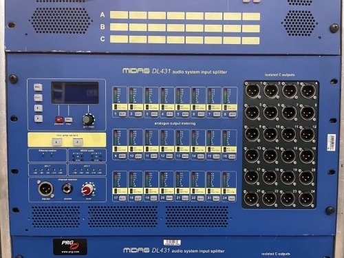 Midas DL431 24X72 5RU Splitter