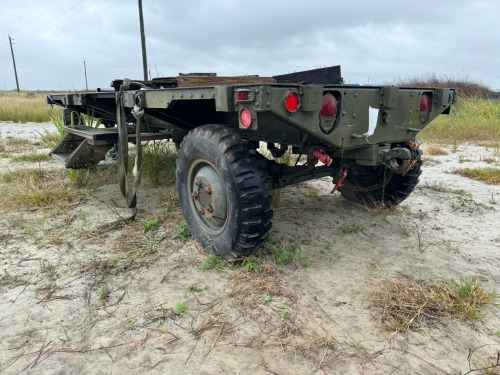 Flatbed Military Trailer