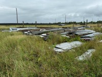 Lot Aluminum Siding, 4x4 Beams, 6x6 Beams, Steel I-Beams, Aluminum Pipes, PVC & Other Industry