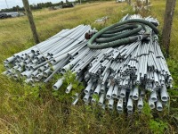 Lot Aluminum, PVC, Mobile Motor Mount, Assorted Electrical Conduit, Hoses, Galvanized Piping,