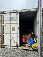 Lot 20' Shipping Container w/ Contents