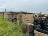 Lot Assorted Sizes & Lengths of Pressure Treated Lumber, 8x8, 4x4, 6x6 - 6