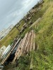 Lot Assorted Sizes & Lengths of Pressure Treated Lumber, 8x8, 4x4, 6x6 - 19