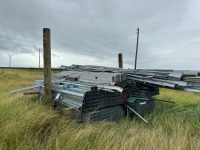 Lot Pallet of Aluminum Framing, Steel I-Beams, Totes & Other Industry Related Items
